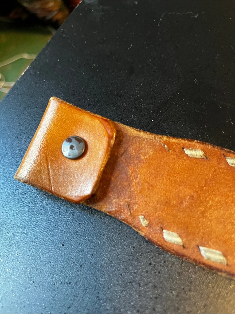 Handtool vintage western belt with a custom named Jack
